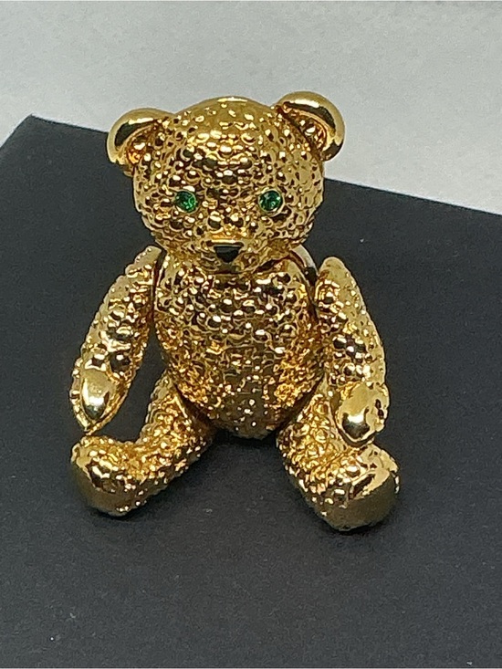 Vintage Jewelry - Vintage Napier Articulated Teddy Bear Pin/Brooch
